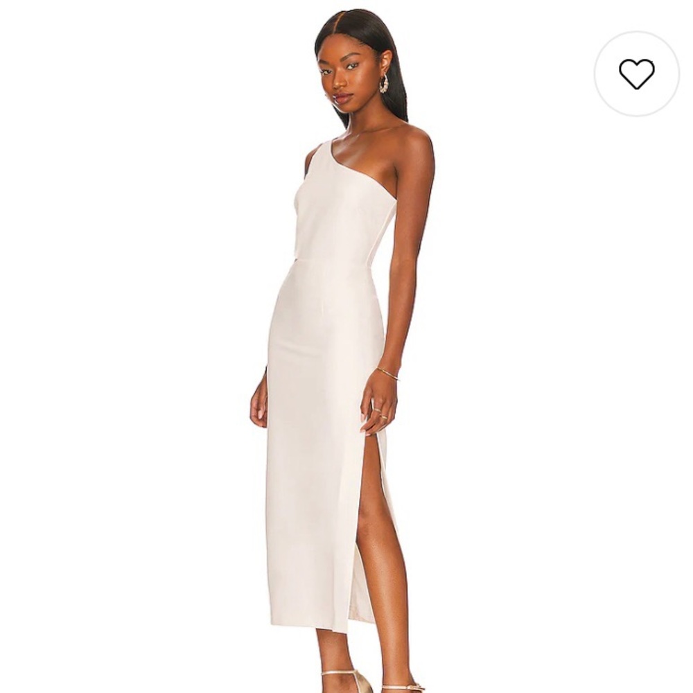 NWT Bardot Jenna One Shoulder Dress - White XS